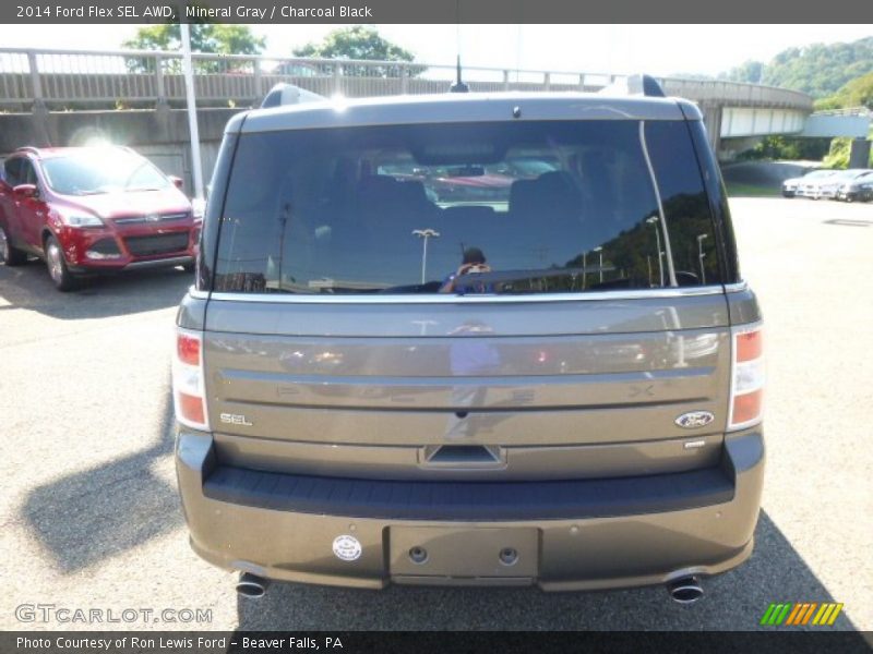 Mineral Gray / Charcoal Black 2014 Ford Flex SEL AWD