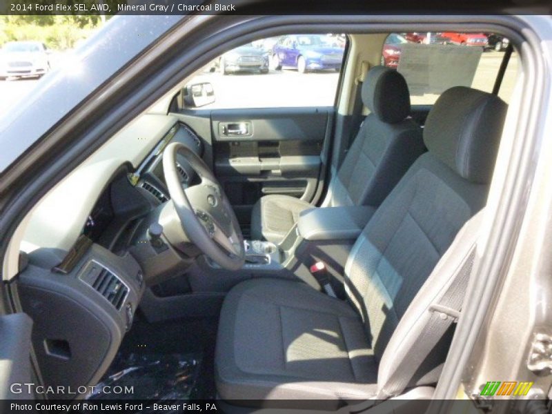Mineral Gray / Charcoal Black 2014 Ford Flex SEL AWD