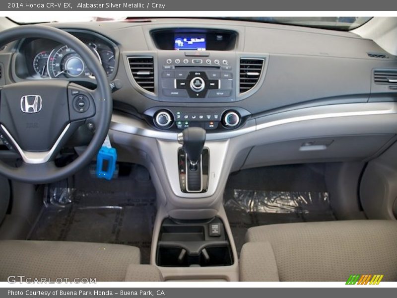Alabaster Silver Metallic / Gray 2014 Honda CR-V EX