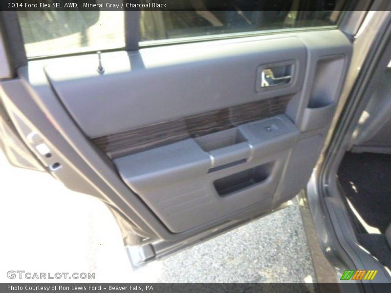 Mineral Gray / Charcoal Black 2014 Ford Flex SEL AWD