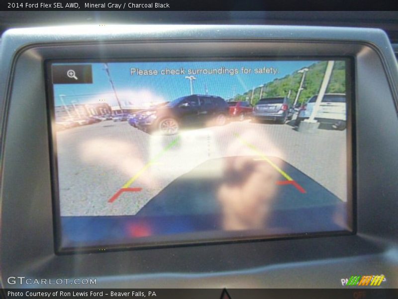 Mineral Gray / Charcoal Black 2014 Ford Flex SEL AWD