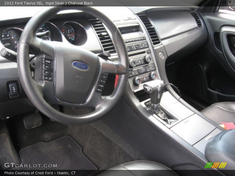 Ingot Silver / Charcoal Black 2012 Ford Taurus SEL