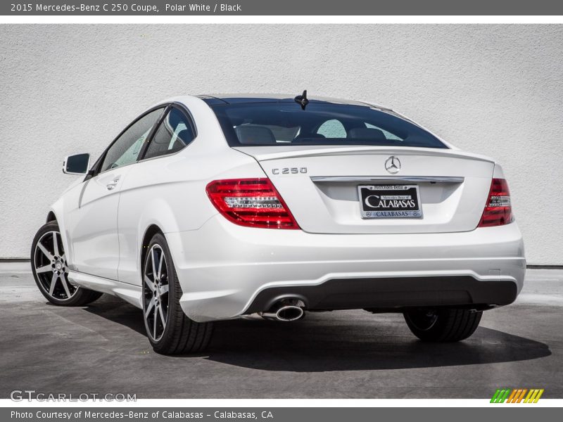 Polar White / Black 2015 Mercedes-Benz C 250 Coupe
