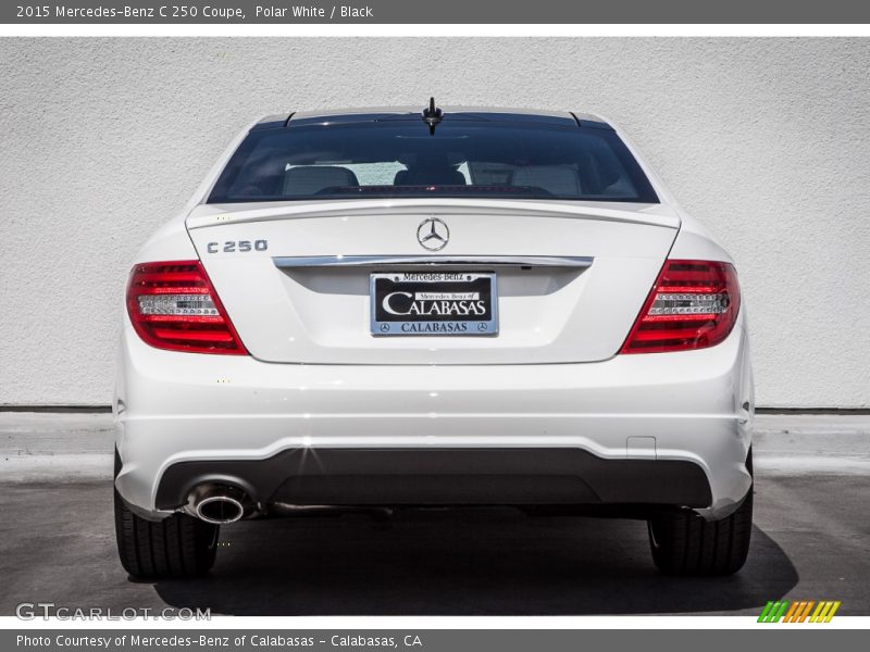 Polar White / Black 2015 Mercedes-Benz C 250 Coupe