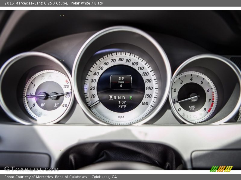 Polar White / Black 2015 Mercedes-Benz C 250 Coupe