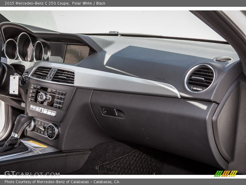 Polar White / Black 2015 Mercedes-Benz C 250 Coupe