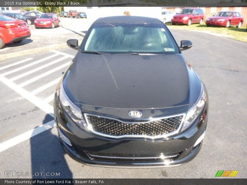 Ebony Black / Black 2015 Kia Optima SX