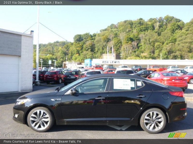 Ebony Black / Black 2015 Kia Optima SX