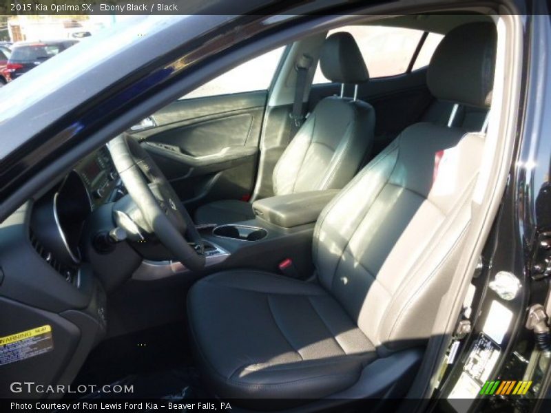 Ebony Black / Black 2015 Kia Optima SX