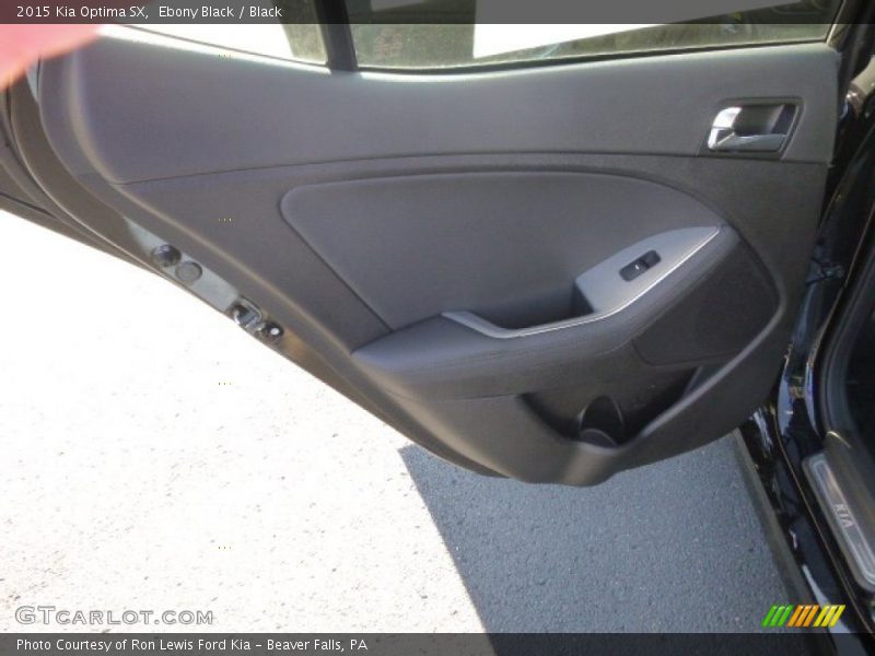 Ebony Black / Black 2015 Kia Optima SX