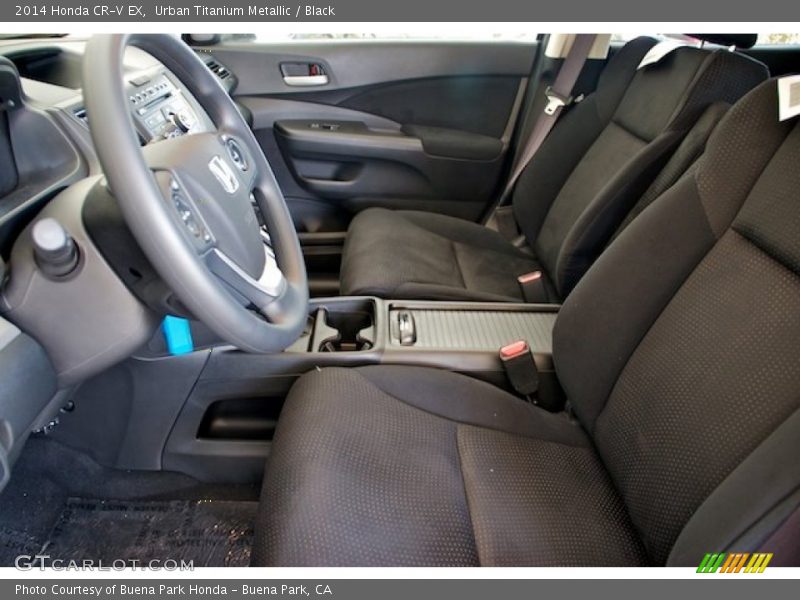 Urban Titanium Metallic / Black 2014 Honda CR-V EX