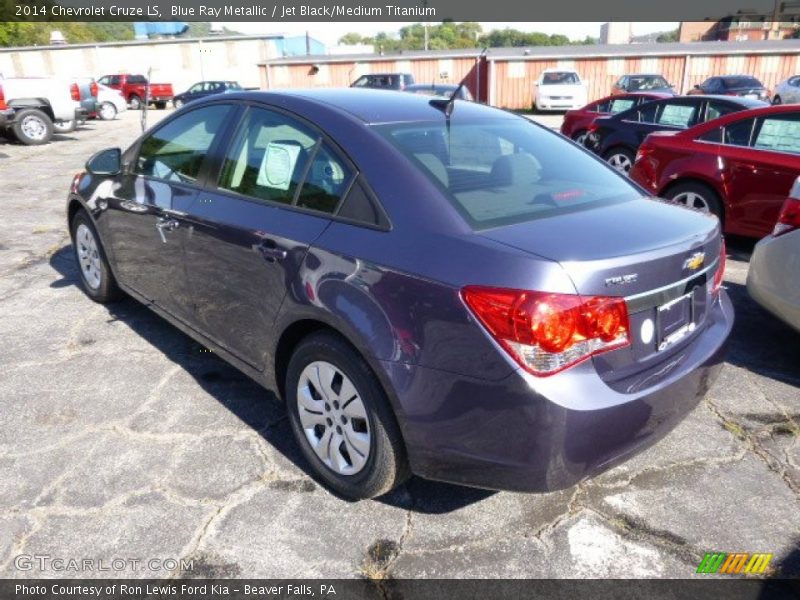 Blue Ray Metallic / Jet Black/Medium Titanium 2014 Chevrolet Cruze LS