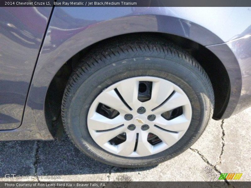 Blue Ray Metallic / Jet Black/Medium Titanium 2014 Chevrolet Cruze LS