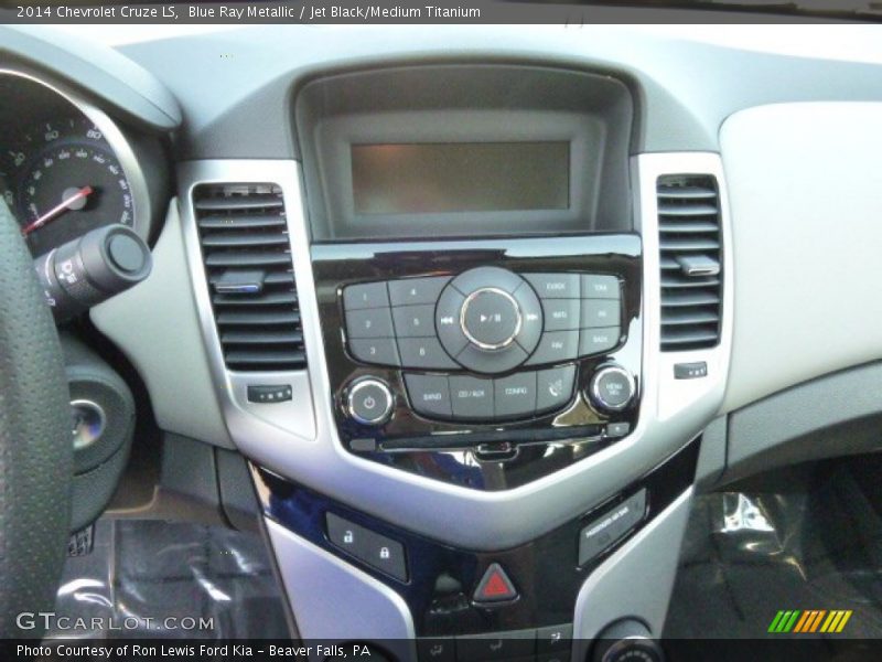 Blue Ray Metallic / Jet Black/Medium Titanium 2014 Chevrolet Cruze LS
