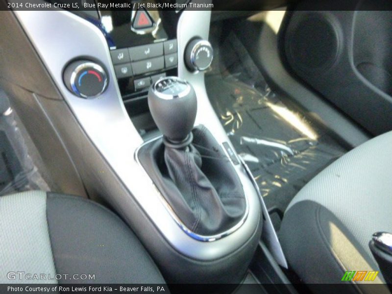 Blue Ray Metallic / Jet Black/Medium Titanium 2014 Chevrolet Cruze LS