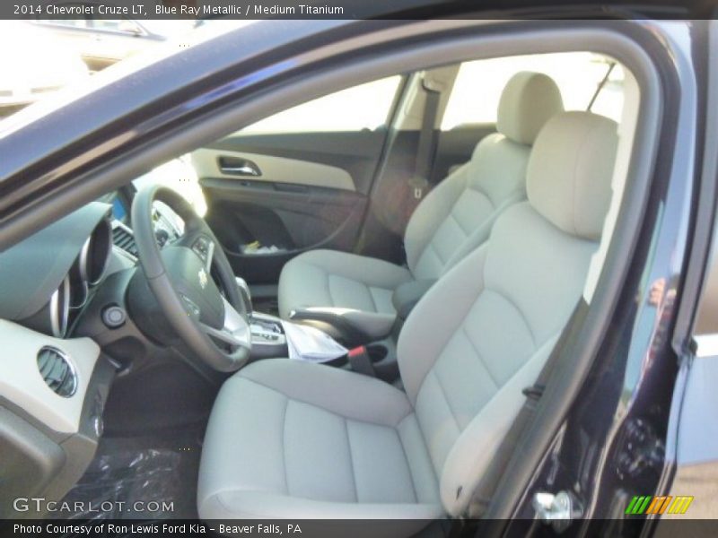 Blue Ray Metallic / Medium Titanium 2014 Chevrolet Cruze LT