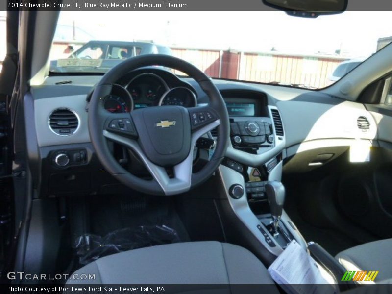 Blue Ray Metallic / Medium Titanium 2014 Chevrolet Cruze LT
