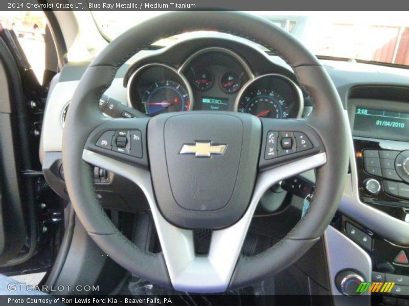 Blue Ray Metallic / Medium Titanium 2014 Chevrolet Cruze LT