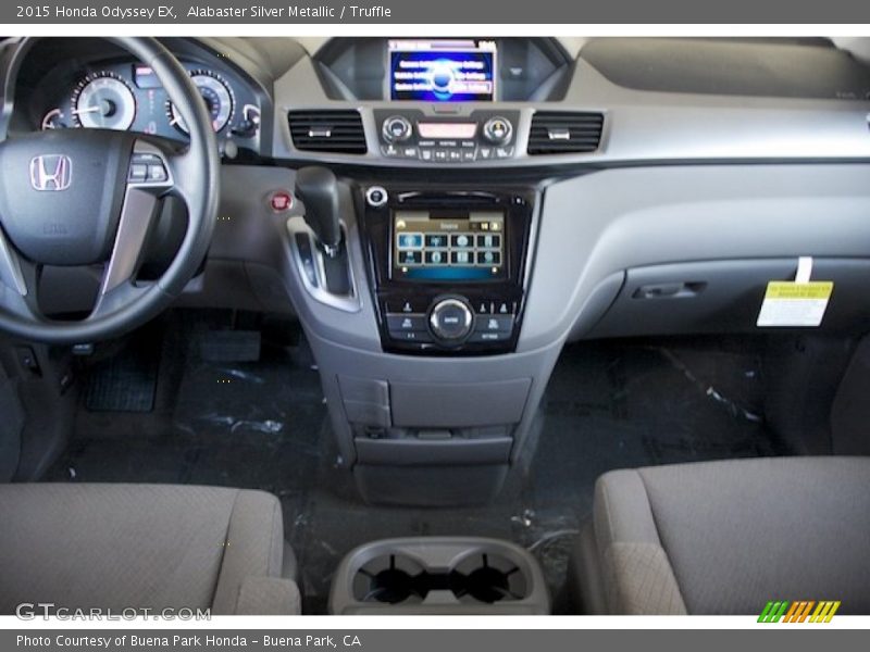 Alabaster Silver Metallic / Truffle 2015 Honda Odyssey EX