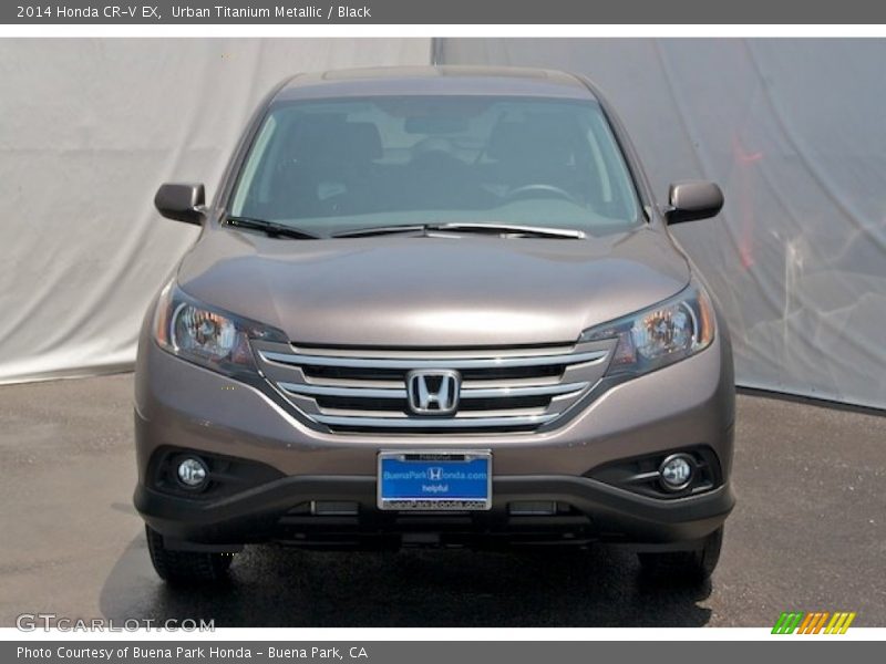 Urban Titanium Metallic / Black 2014 Honda CR-V EX