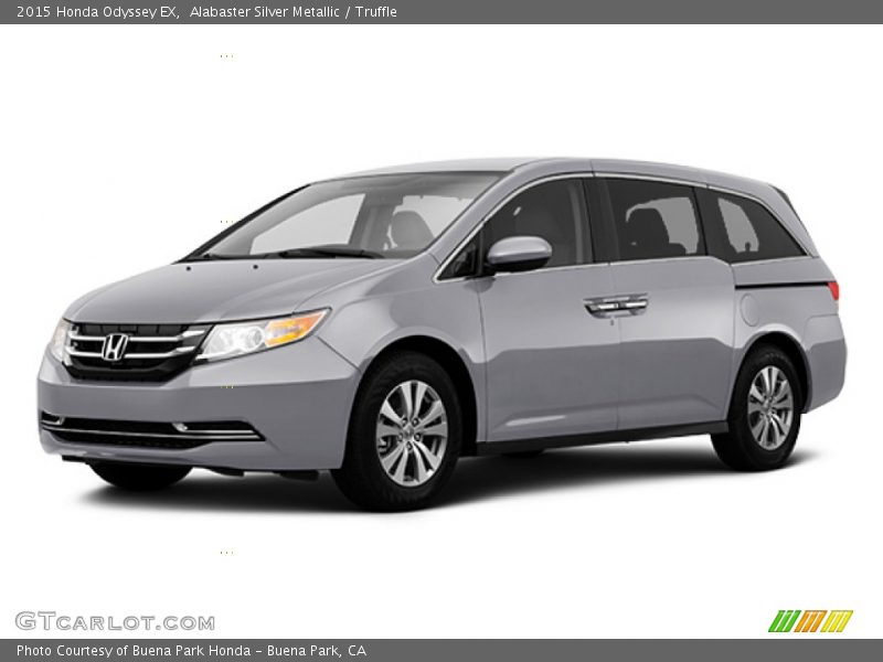 Alabaster Silver Metallic / Truffle 2015 Honda Odyssey EX