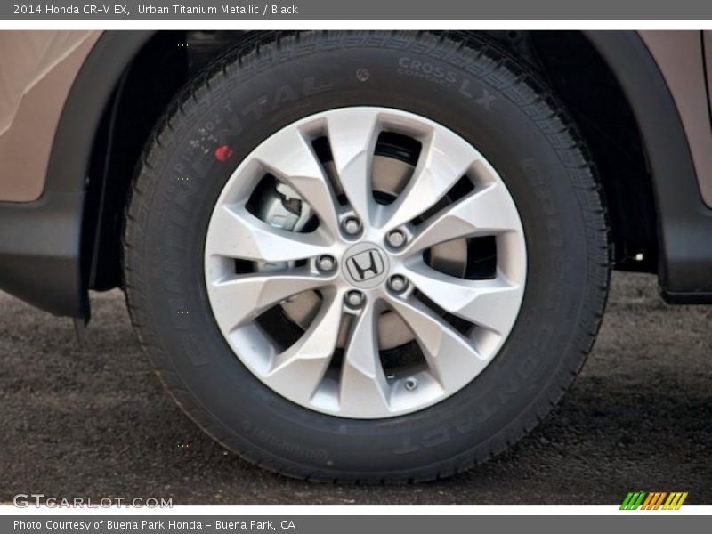 Urban Titanium Metallic / Black 2014 Honda CR-V EX