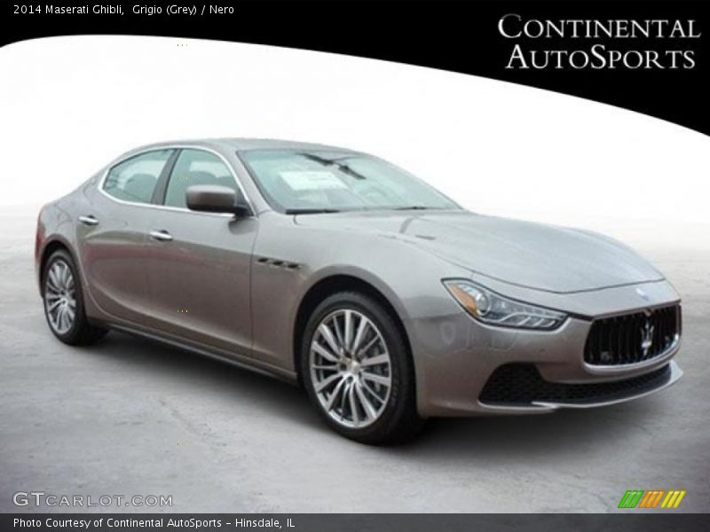 Grigio (Grey) / Nero 2014 Maserati Ghibli