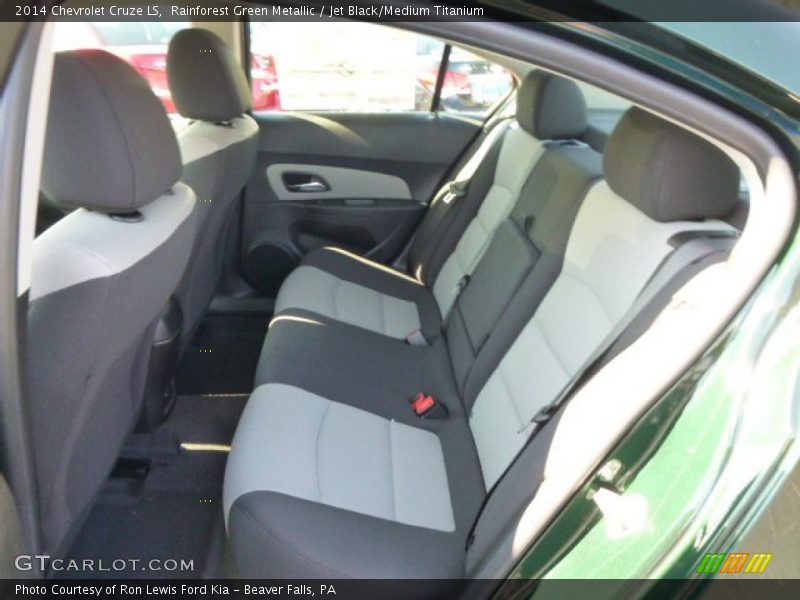 Rainforest Green Metallic / Jet Black/Medium Titanium 2014 Chevrolet Cruze LS