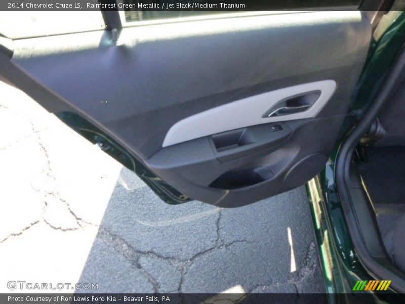 Rainforest Green Metallic / Jet Black/Medium Titanium 2014 Chevrolet Cruze LS