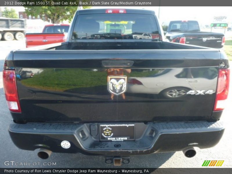 Black / Dark Slate Gray/Medium Graystone 2012 Dodge Ram 1500 ST Quad Cab 4x4
