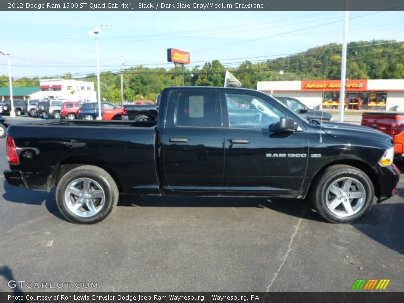 Black / Dark Slate Gray/Medium Graystone 2012 Dodge Ram 1500 ST Quad Cab 4x4