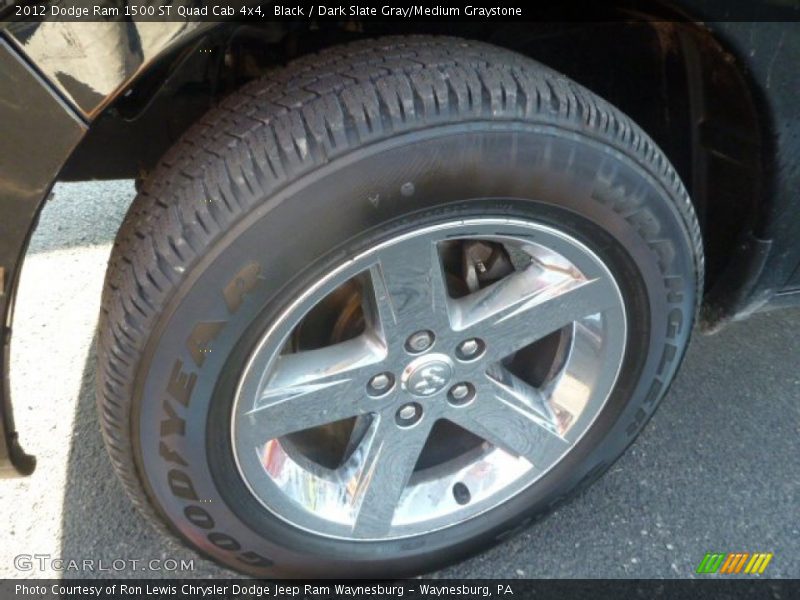 Black / Dark Slate Gray/Medium Graystone 2012 Dodge Ram 1500 ST Quad Cab 4x4