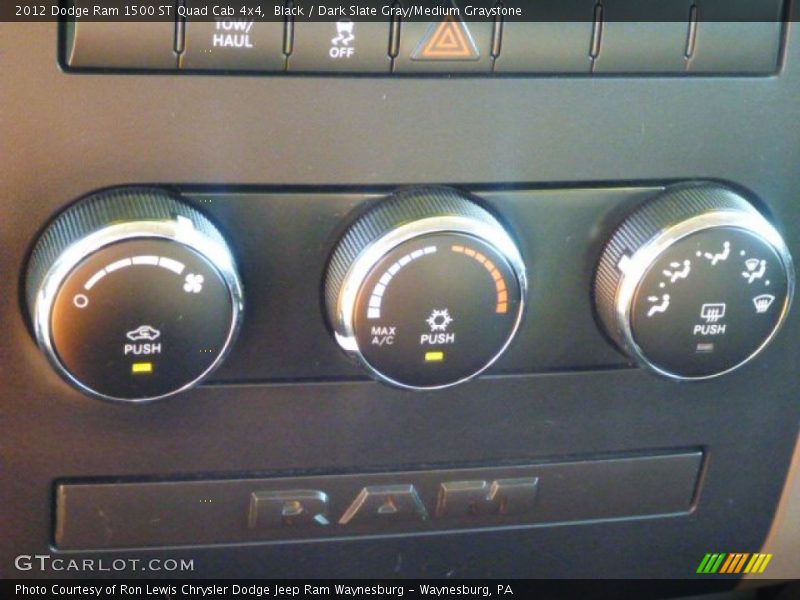 Black / Dark Slate Gray/Medium Graystone 2012 Dodge Ram 1500 ST Quad Cab 4x4