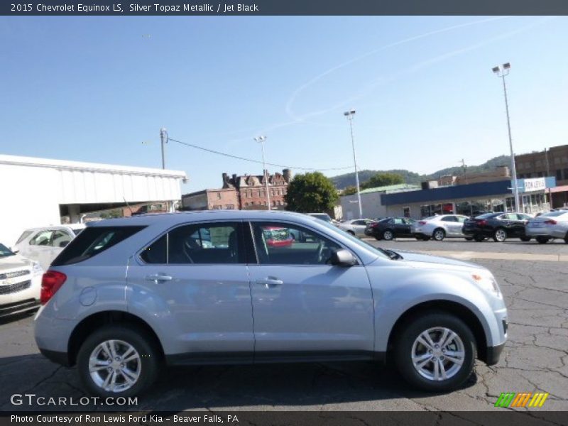 Silver Topaz Metallic / Jet Black 2015 Chevrolet Equinox LS