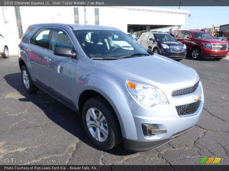 Silver Topaz Metallic / Jet Black 2015 Chevrolet Equinox LS