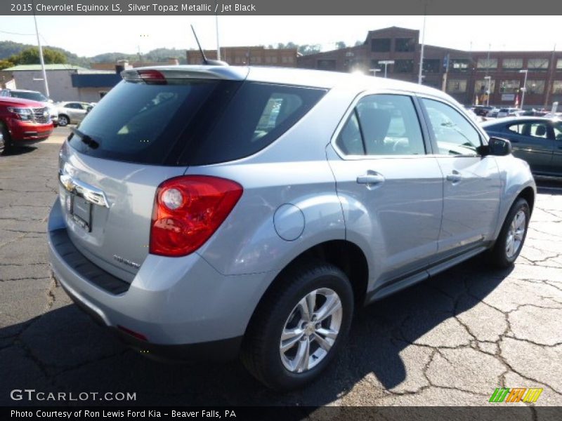 Silver Topaz Metallic / Jet Black 2015 Chevrolet Equinox LS