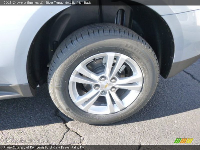 Silver Topaz Metallic / Jet Black 2015 Chevrolet Equinox LS