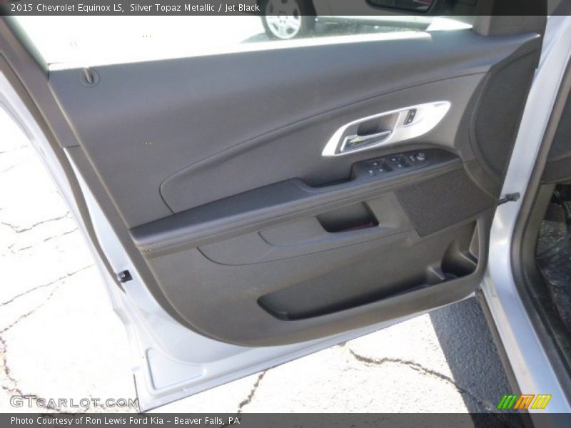 Silver Topaz Metallic / Jet Black 2015 Chevrolet Equinox LS
