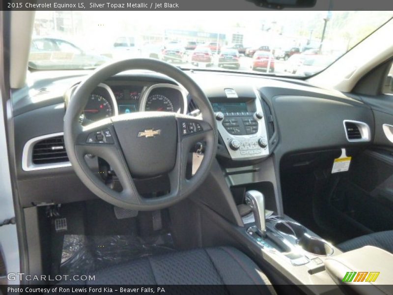 Silver Topaz Metallic / Jet Black 2015 Chevrolet Equinox LS