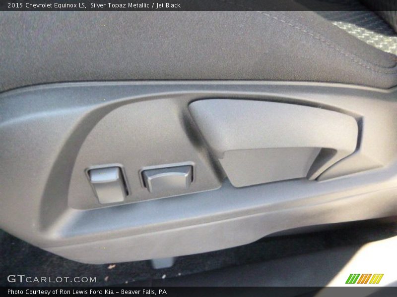 Silver Topaz Metallic / Jet Black 2015 Chevrolet Equinox LS
