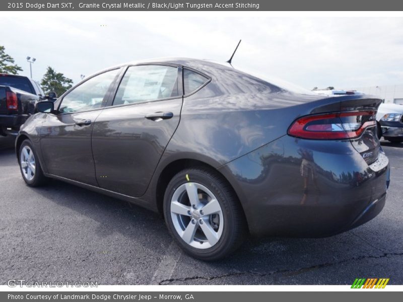 Granite Crystal Metallic / Black/Light Tungsten Accent Stitching 2015 Dodge Dart SXT