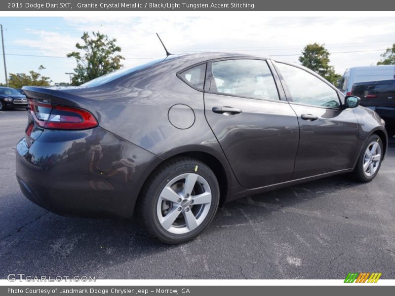 Granite Crystal Metallic / Black/Light Tungsten Accent Stitching 2015 Dodge Dart SXT