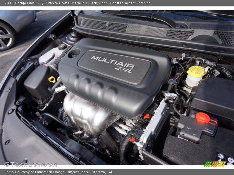 Granite Crystal Metallic / Black/Light Tungsten Accent Stitching 2015 Dodge Dart SXT