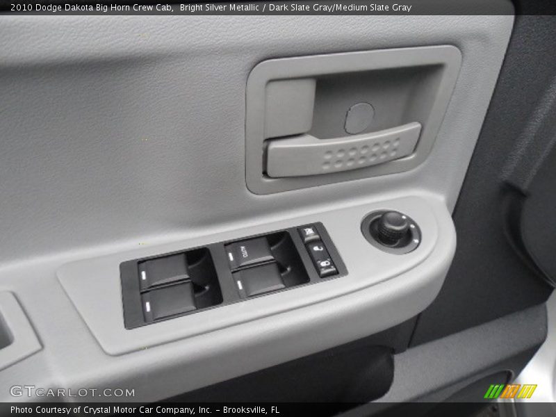 Bright Silver Metallic / Dark Slate Gray/Medium Slate Gray 2010 Dodge Dakota Big Horn Crew Cab