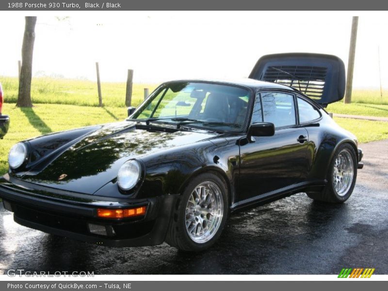 Black / Black 1988 Porsche 930 Turbo