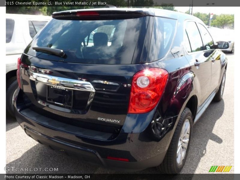 Blue Velvet Metallic / Jet Black 2015 Chevrolet Equinox LS