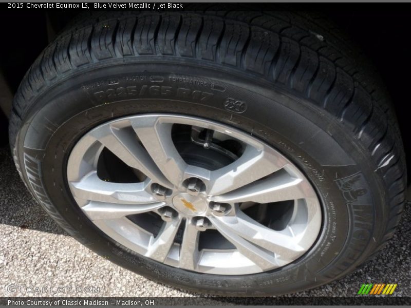 Blue Velvet Metallic / Jet Black 2015 Chevrolet Equinox LS