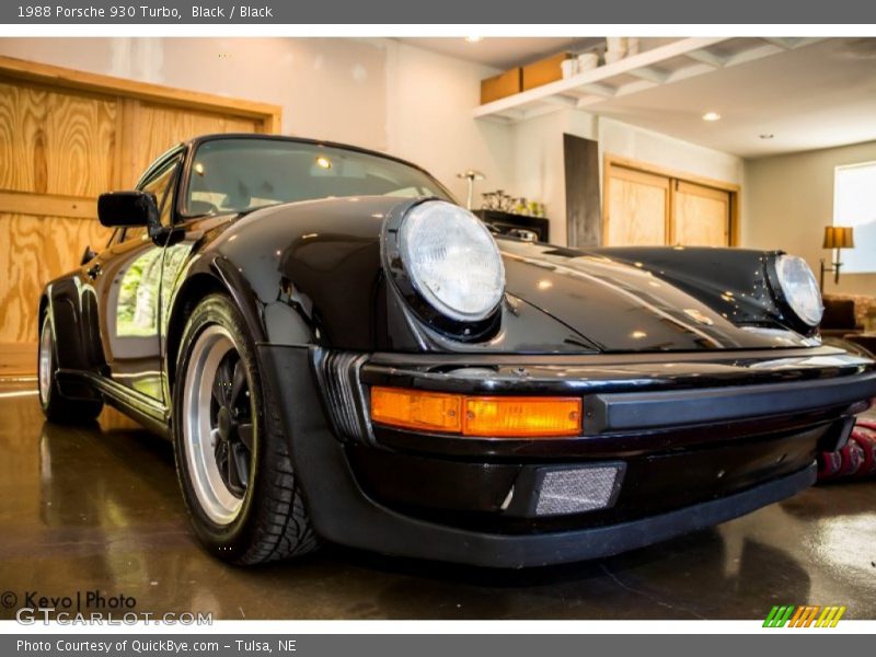 Black / Black 1988 Porsche 930 Turbo