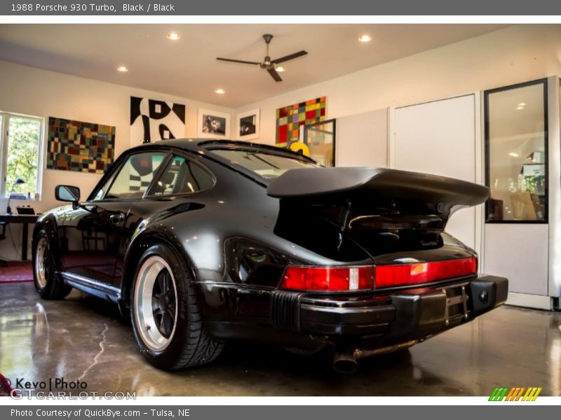 Black / Black 1988 Porsche 930 Turbo