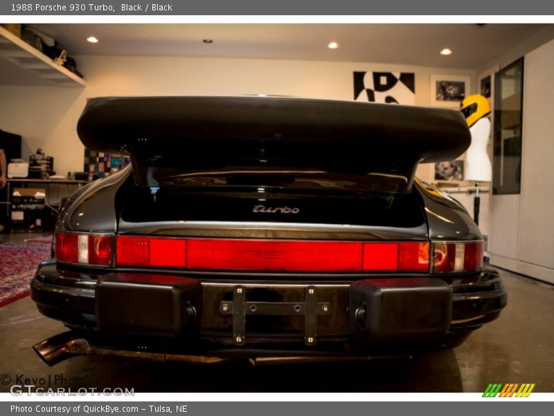 Black / Black 1988 Porsche 930 Turbo